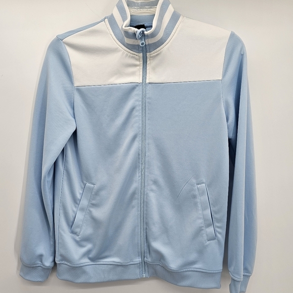 Art Class Carolina Blue And White Track Jacket Unisex Youth Size Xl - Picture 1 of 4